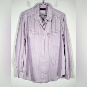 Lane Bryant Women’s NWT Size 22 No Peek Collection 100% Lyocell Button Down